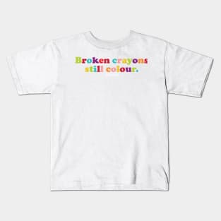 Broken Crayons Kids T-Shirt